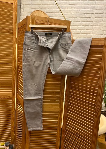 Jack&Jones Gri Regular Fit Denim Erkek Jean - Görsel 2