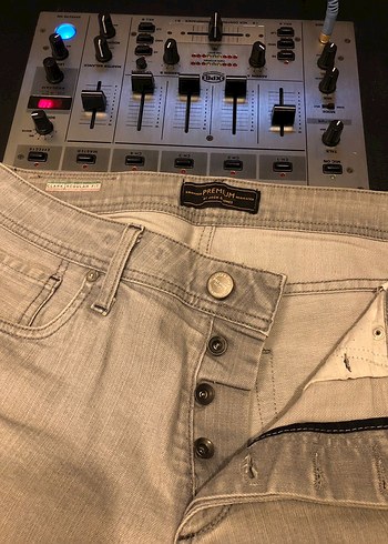 Jack&Jones Gri Regular Fit Denim Erkek Jean - Görsel 5