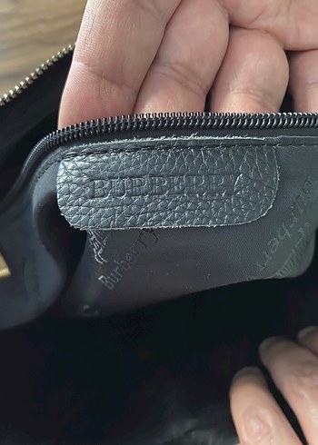 Burberry Siyah Deri Ofis Çantası - Görsel 4