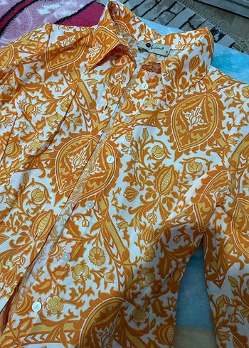 Çiçek Desenli Bohem Uzun Kollu Kız Bluzu - Görsel 2