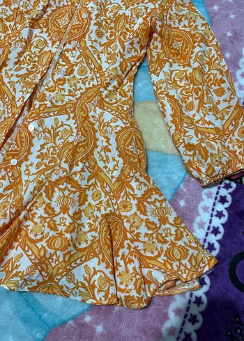 Çiçek Desenli Bohem Uzun Kollu Kız Bluzu - Görsel 3