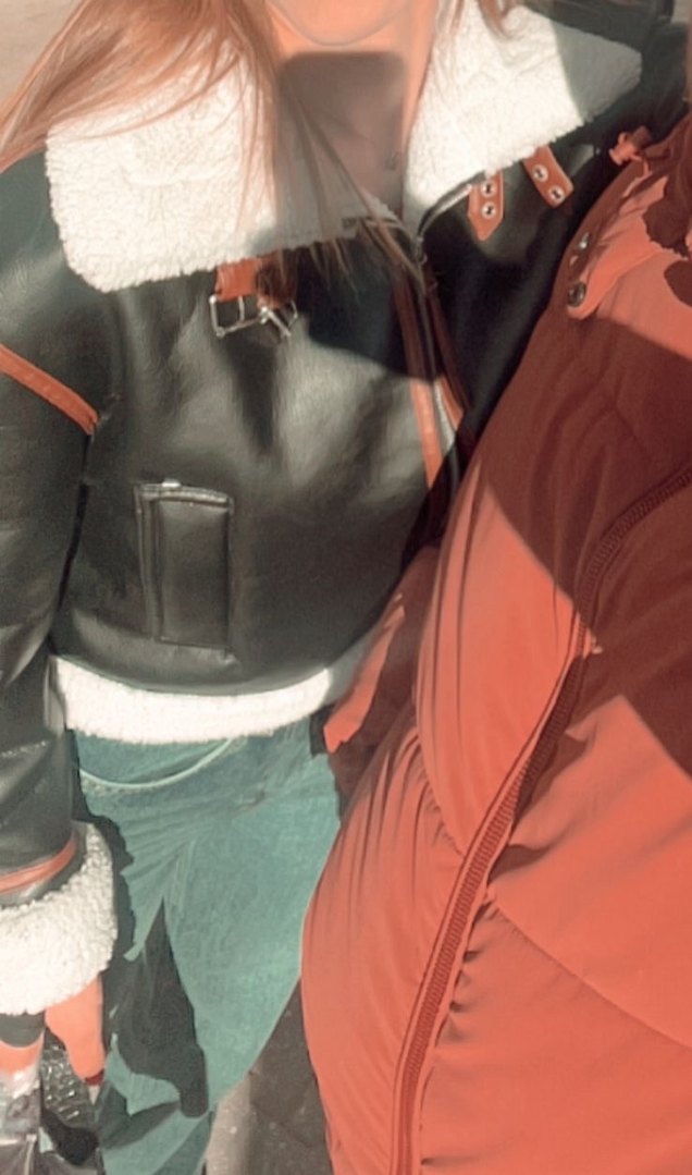 Siyah Deri Kadın Ceket - Görsel 3