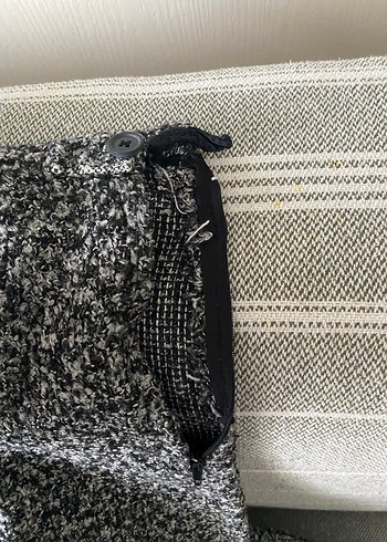 Gri Örgü Uzun Etek - Görsel 2