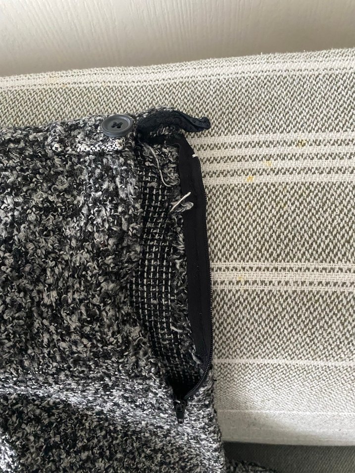 Gri Örgü Uzun Etek - Görsel 2