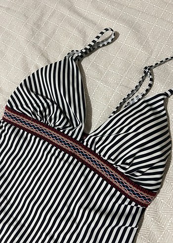 Çizgili Kadın Mayo - Görsel 2