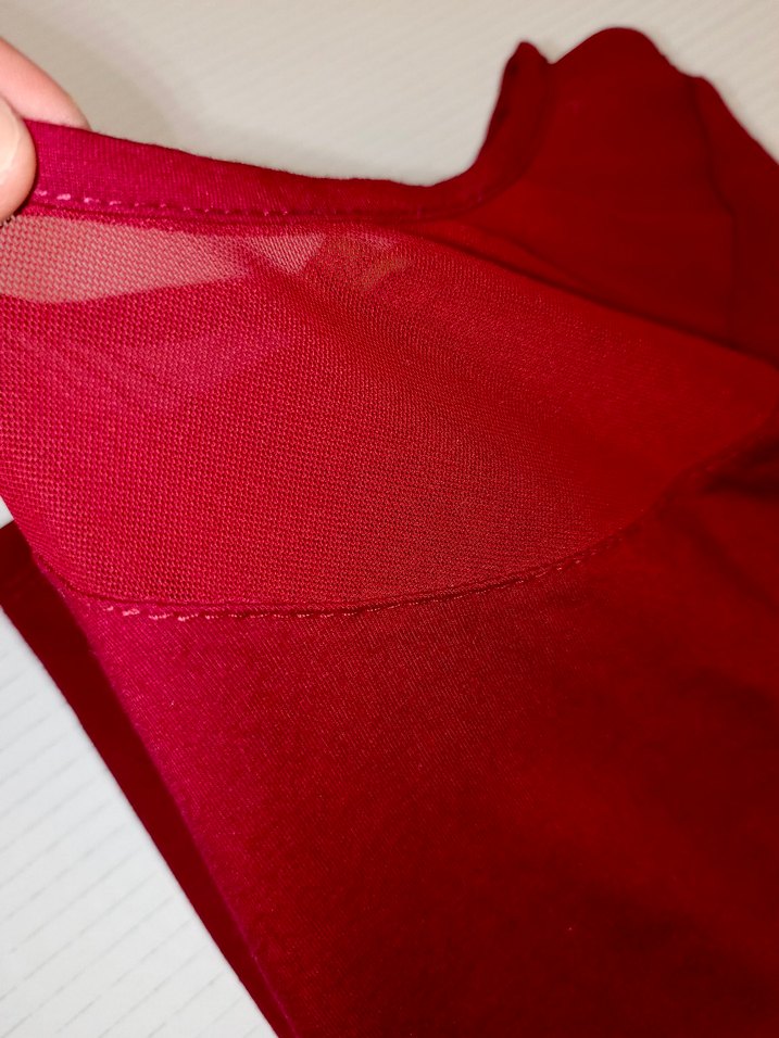 Kırmızı Uzun Kollu Tişört - Görsel 3