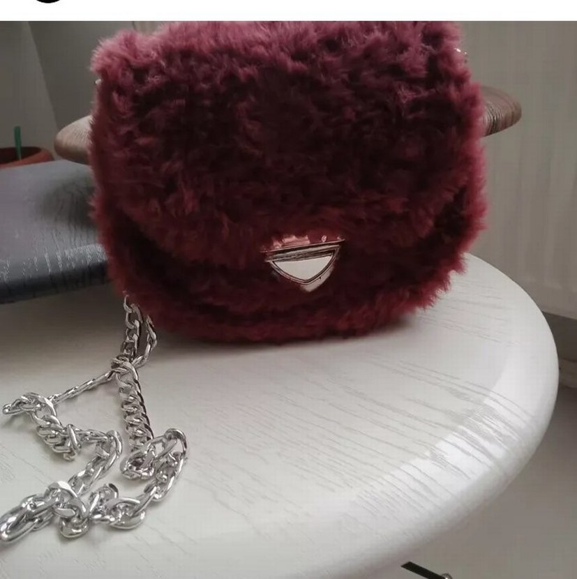 Boncuklu Yeşil Örgü Kadın Çanta - Görsel 3