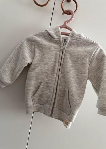Gri Erkek Çocuk Hırka - Görsel 2