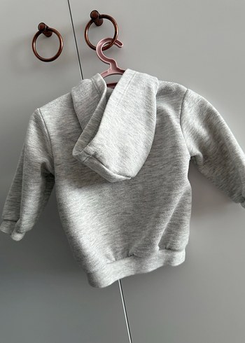 Gri Erkek Çocuk Hırka - Görsel 3