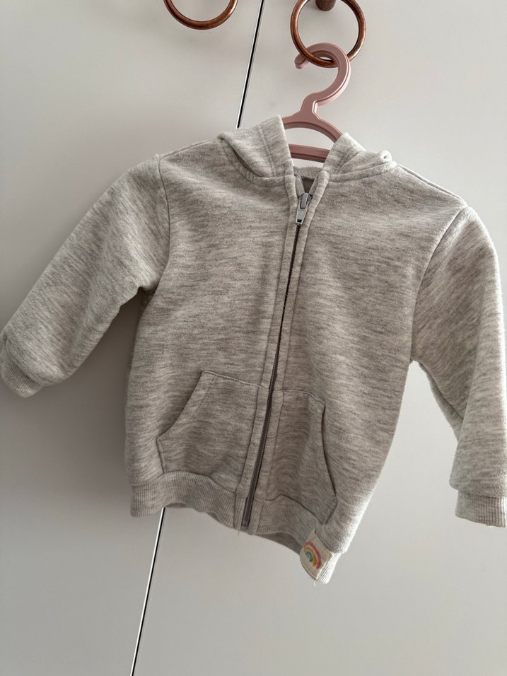 Gri Erkek Çocuk Hırka - Görsel 2