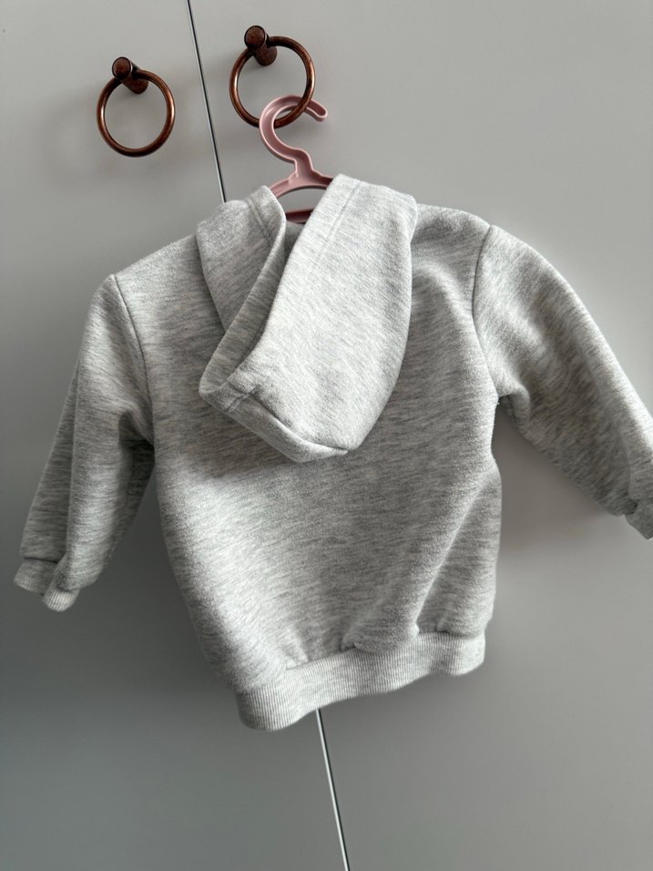 Gri Erkek Çocuk Hırka - Görsel 3