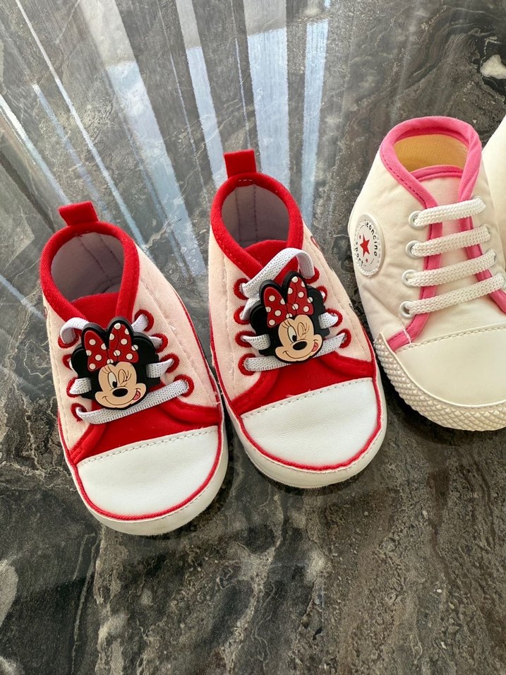 Kız Bebek Patik Minnie Figürlü - Görsel 2