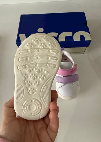 Kız Çocuk Pembe Cırt Cırtlı Spor Ayakkabı - Görsel 3