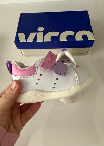 Kız Çocuk Pembe Cırt Cırtlı Spor Ayakkabı - Görsel 2