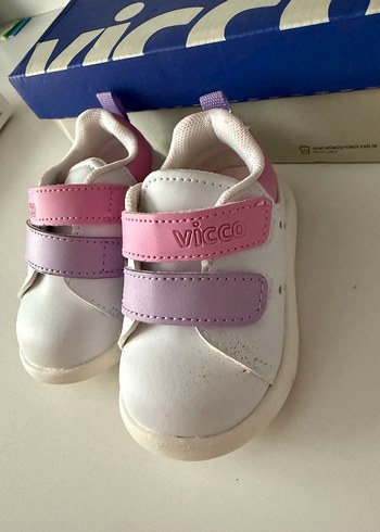 Kız Çocuk Pembe Cırt Cırtlı Spor Ayakkabı - Görsel 5