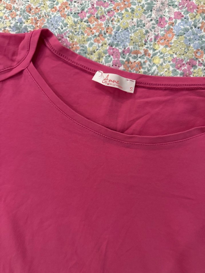 Renkli Payetli Hamile Tişörtü - Görsel 3