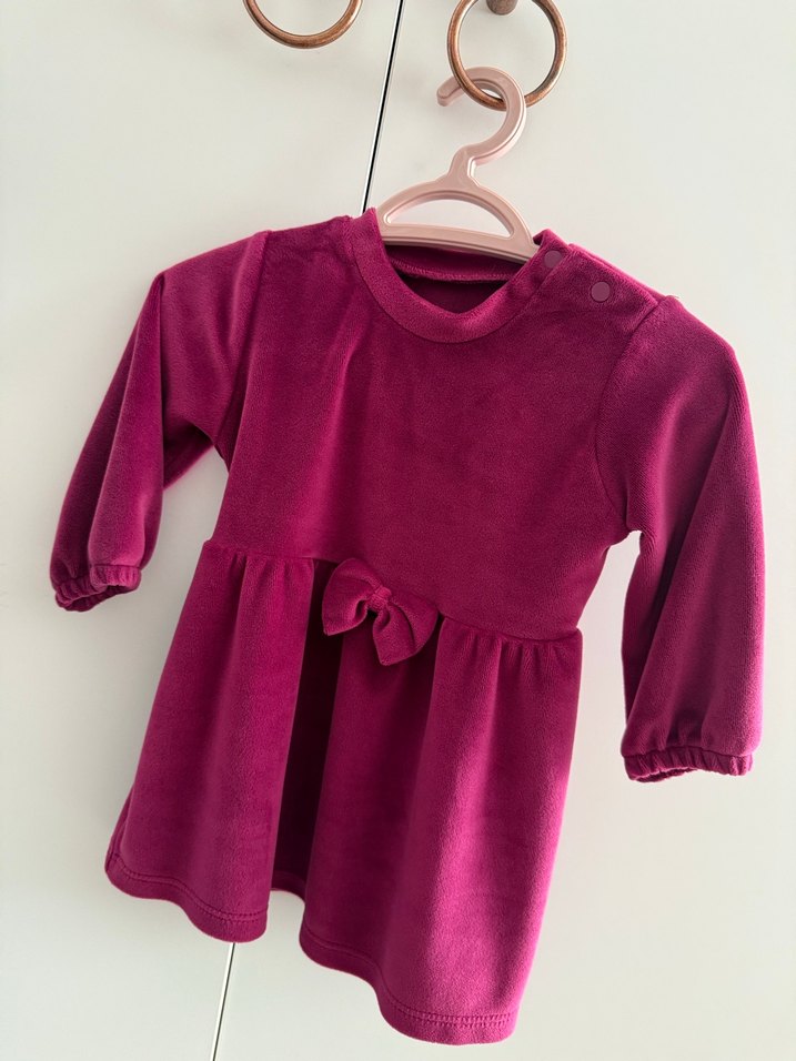 Bebek Kadife Elbise - Görsel 2