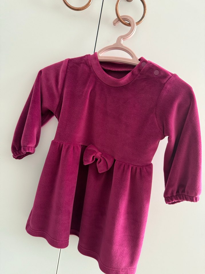 Bebek Kadife Elbise - Görsel 3