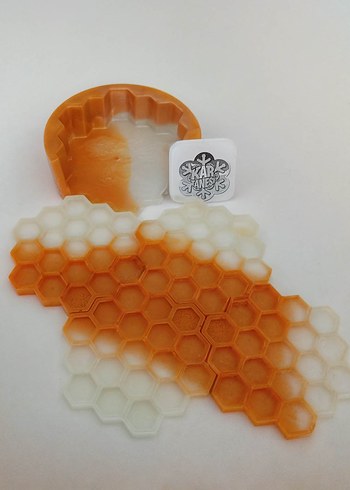 Bal Peteği Desenli Bardak-Fincan Altlığı - Görsel 4