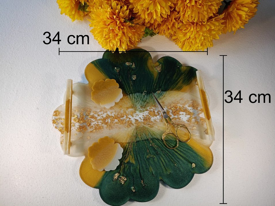 Epoksi kına nişan tepsisi - Görsel 2