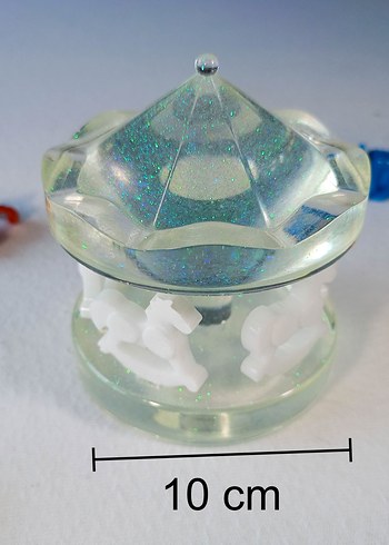 Beyaz Mini Atlı Karınca Hediyelik - Görsel 2