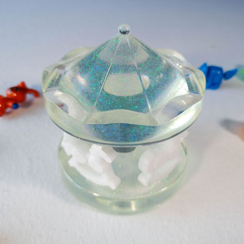 Beyaz Mini Atlı Karınca Hediyelik - Görsel 3