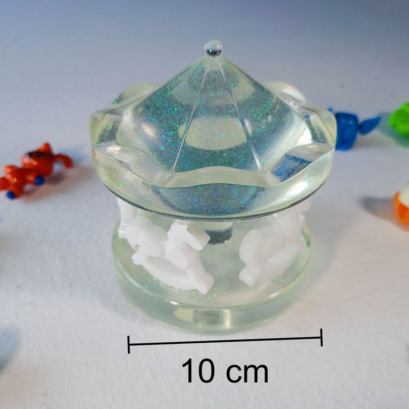 Beyaz Mini Atlı Karınca Hediyelik - Görsel 2