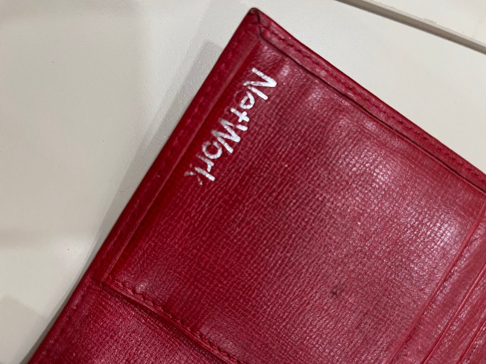 Kırmızı Deri Kadın Cüzdanı Tokalı - Görsel 2