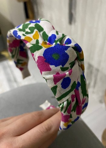 Renkli Elastik Kadın Saç Bandı - Görsel 4