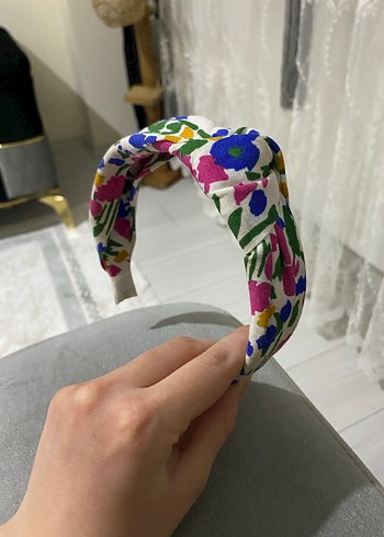 Renkli Elastik Kadın Saç Bandı - Görsel 3