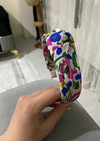 Renkli Elastik Kadın Saç Bandı - Görsel 2