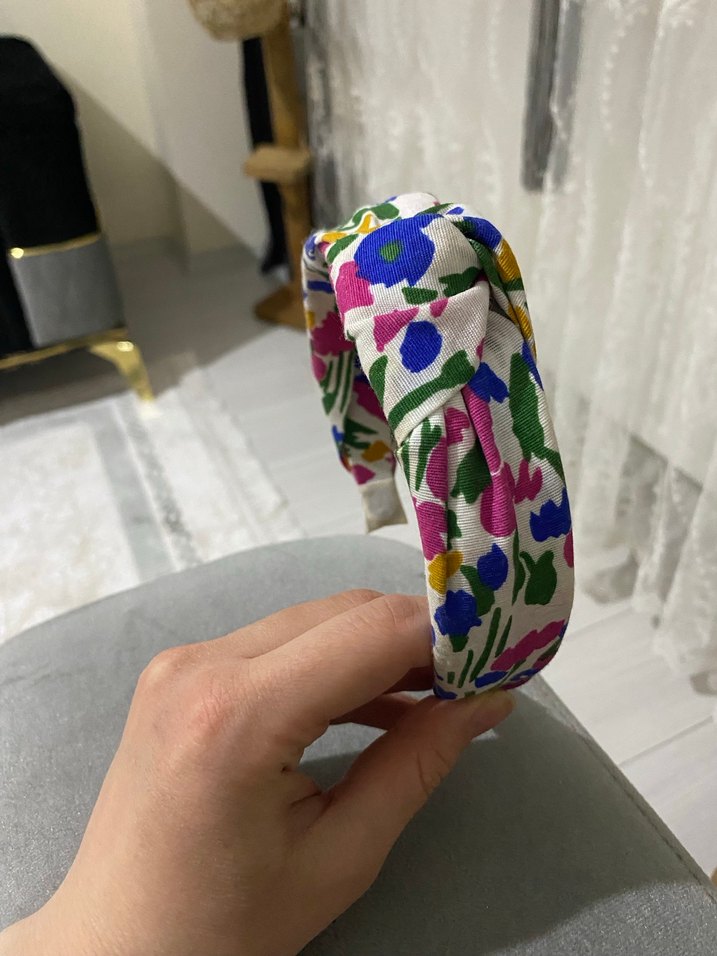 Renkli Elastik Kadın Saç Bandı - Görsel 2