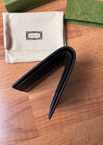 Gucci Siyah Erkek Cüzdanı Modern Klasik - Görsel 6