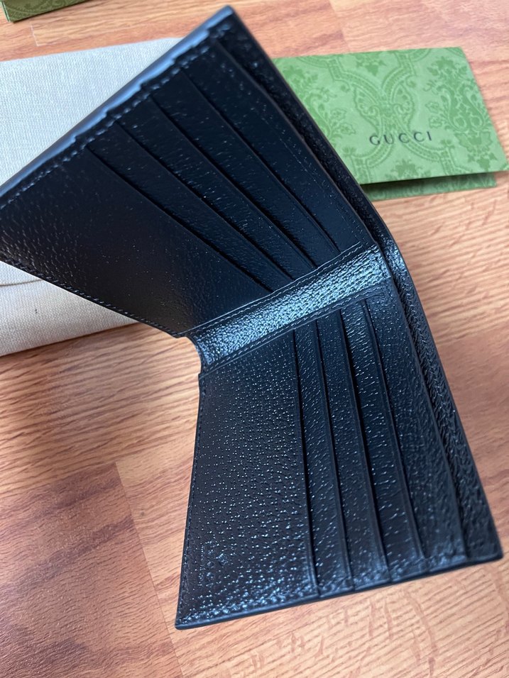 Gucci Siyah Erkek Cüzdanı Modern Klasik - Görsel 3