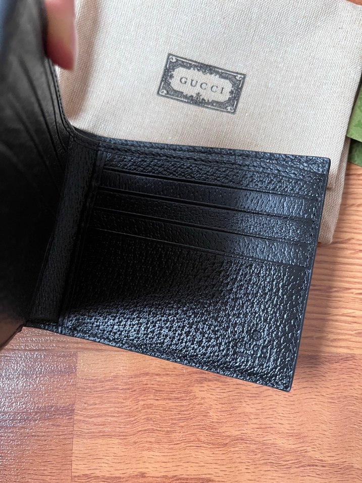 Gucci Siyah Erkek Cüzdanı Modern Klasik - Görsel 4