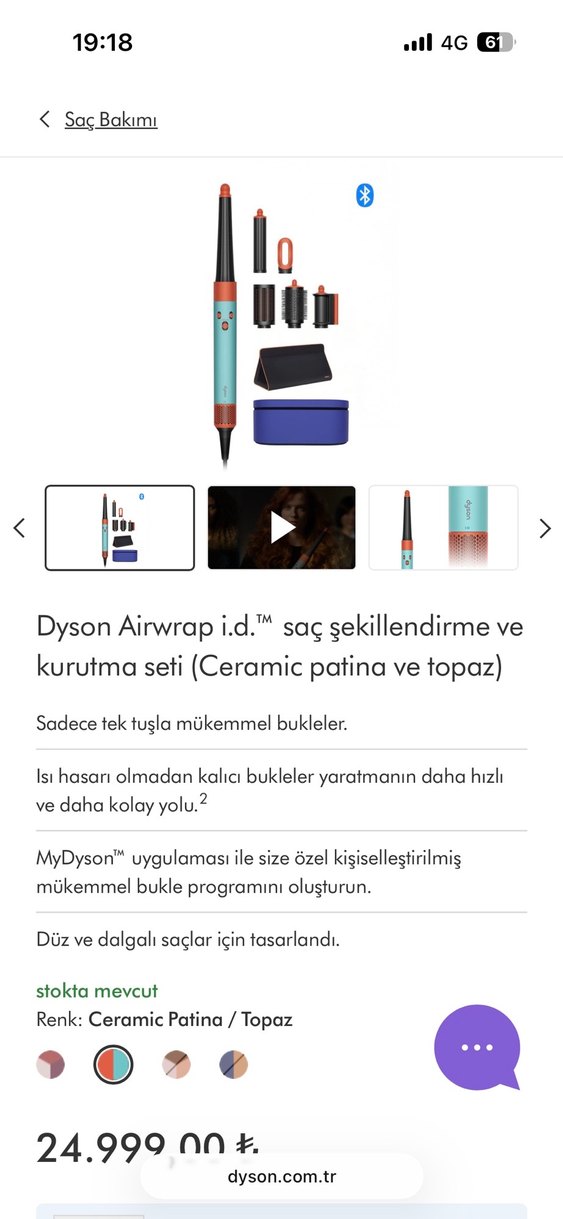 Mavi Çok Fonksiyonlu Saç Şekillendirici Seti - Görsel 2