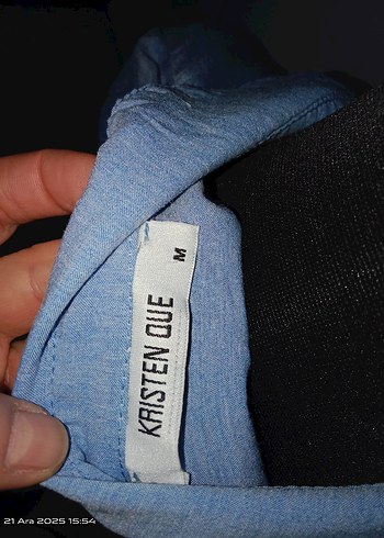 Mavi Uzun Kollu Gömlek/S - Görsel 5