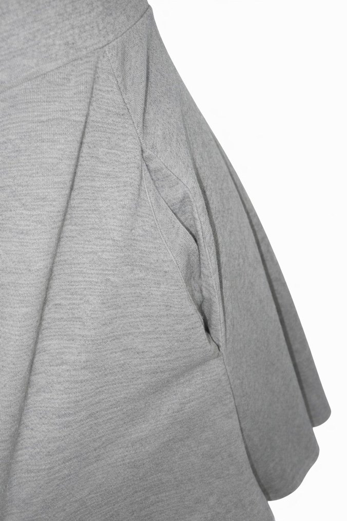 Gri Rahat Kesim Midi Etek - Görsel 3