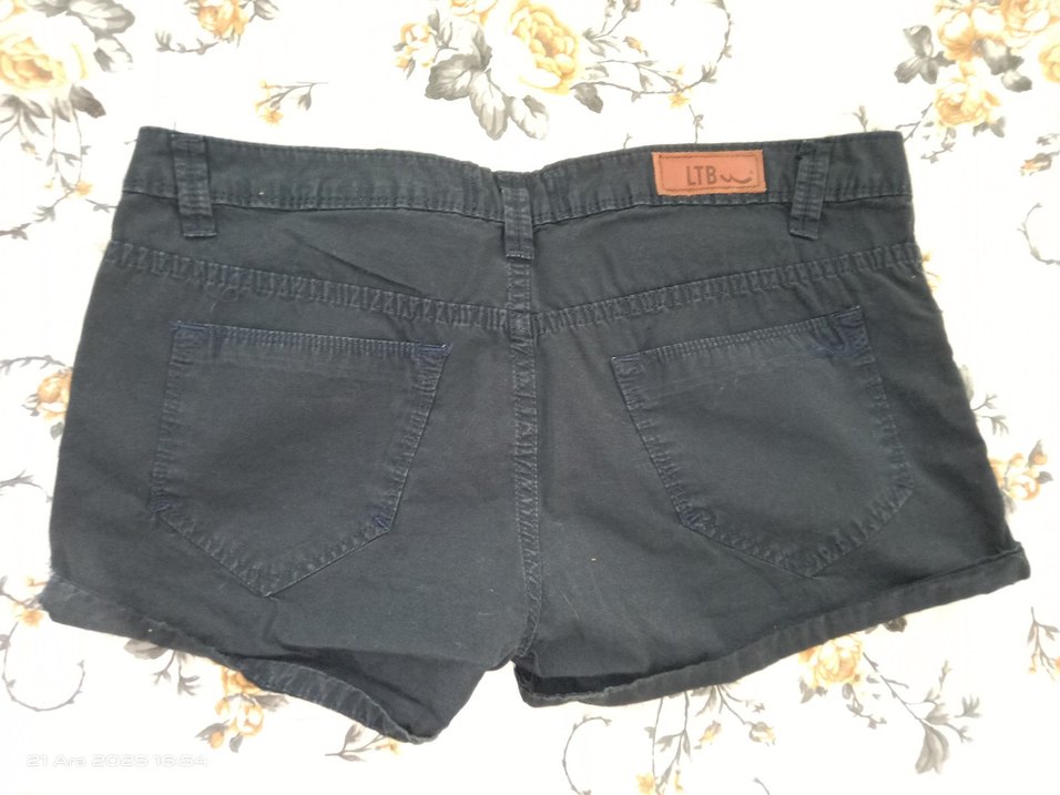 Kadın Lacivert Denim Midi Jean - Görsel 3