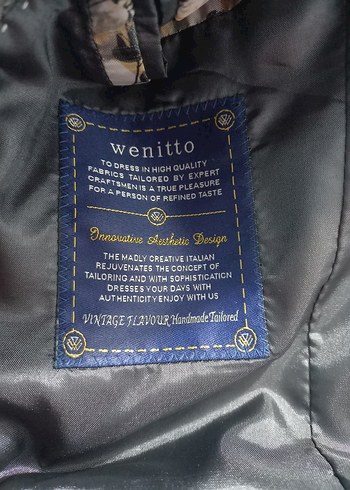 wenitto koyu Gri Düğmeli Modern Klasik Erkek Takım - Görsel 4