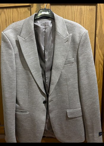 wenitto koyu Gri Düğmeli Modern Klasik Erkek Takım - Görsel 6