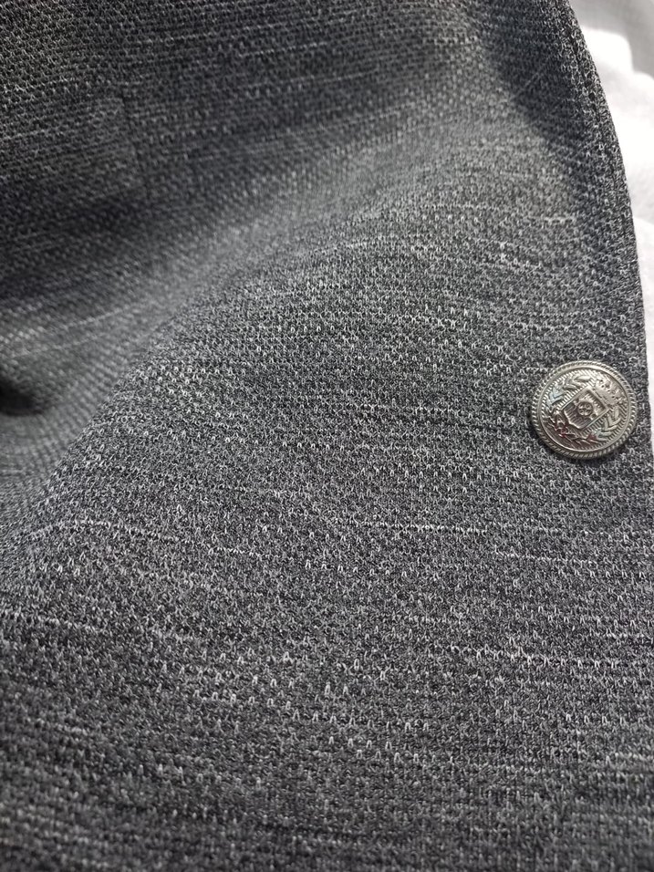 wenitto koyu Gri Düğmeli Modern Klasik Erkek Takım - Görsel 3