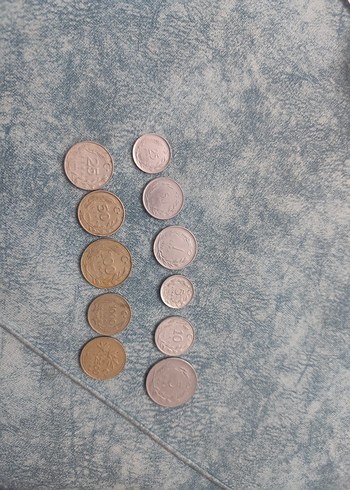 eski paralar aynı dönemin 25kurustan başlayarak 2500 TL ye kadar - Görsel 6