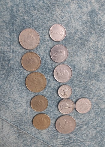 eski paralar aynı dönemin 25kurustan başlayarak 2500 TL ye kadar - Görsel 3