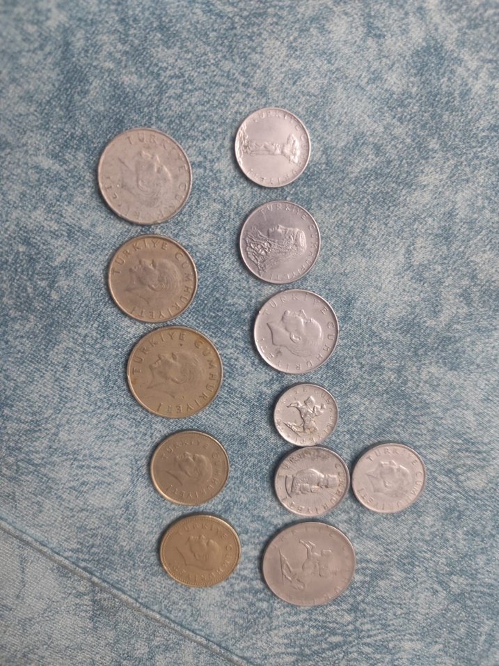 eski paralar aynı dönemin 25kurustan başlayarak 2500 TL ye kadar - Görsel 3