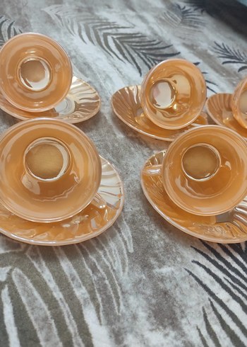 30 yıllık 6lı  fincan takımı altları dahil - Görsel 3