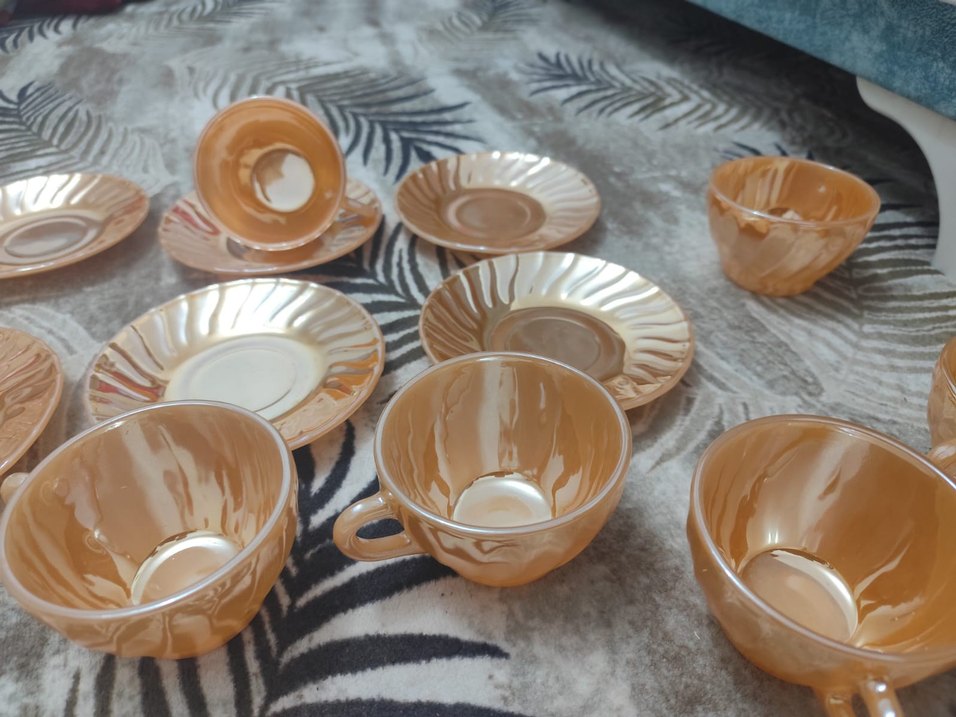 30 yıllık 6lı  fincan takımı altları dahil - Görsel 5