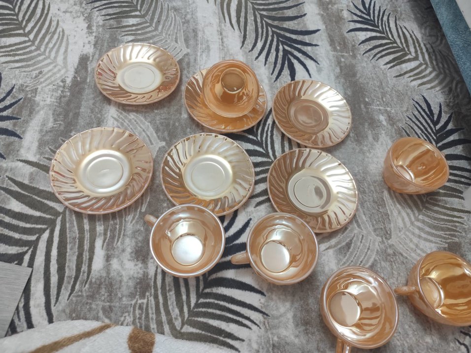 30 yıllık 6lı  fincan takımı altları dahil - Görsel 4