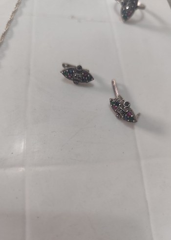 ı  Desenli gümüş set - Görsel 4