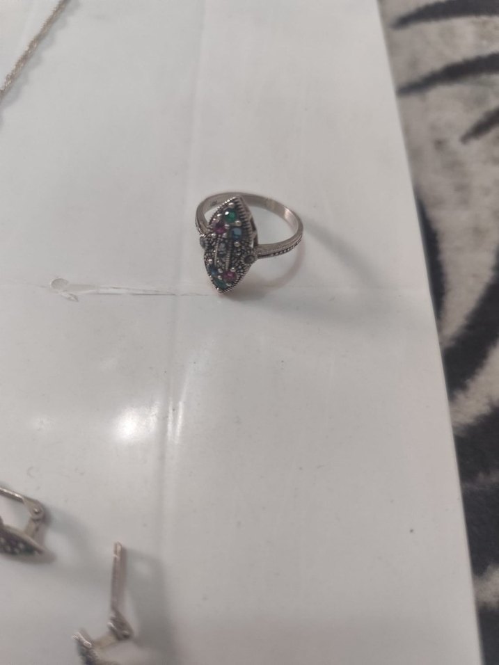 ı  Desenli gümüş set - Görsel 5